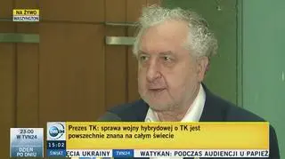 Prof. Rzepliński: Polska była jak latarnia morska, teraz latarnia gaśnie