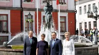 Prezydent Duda w Estonii. Spotkał się w Tartu z prezydent Kaljulaid