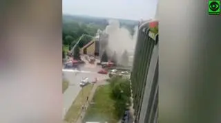 Pożar kościoła w Sosnowcu