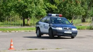 Policjanci z ruchu drogowego w wojewódzkich eliminacjach