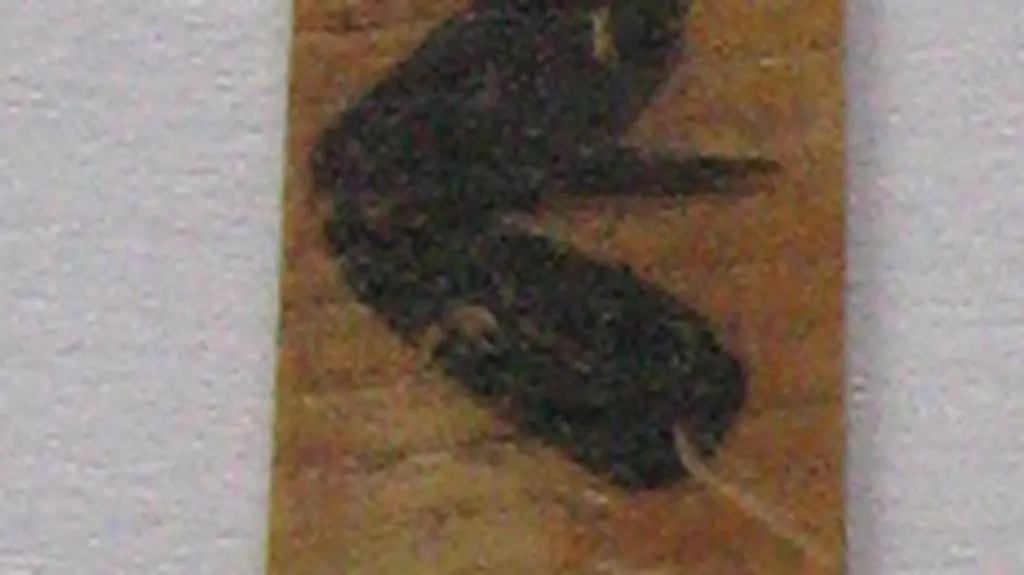 Plakietka sprzed setek lat