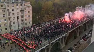 Marsz środowisk narodowych w Warszawie