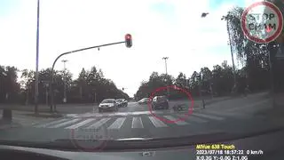 Policja ukarała kierowcę wysokim mandatem
