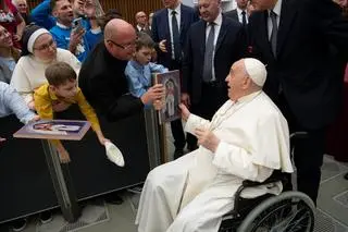 Spotkanie z papieżem Franciszkiem w Watykanie