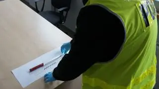 Nóż odebrany mężczyźnie w listopadzie 2016 roku