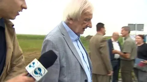 Terlecki pytany o odpowiedzialność rządu za sytuację w Odrze. "Ale my jesteśmy w Rybnej, proszę pana"