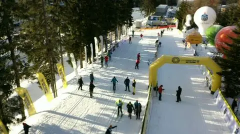 Bieg Piastów w "pandemicznej" formule, pogoda sprzyja narciarzom