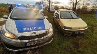 Podczas ucieczki uderzył w radiwóz 