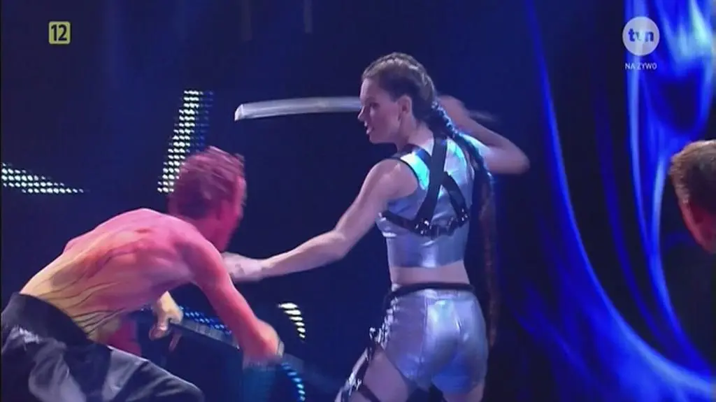 Lara Croft w Mam Talent
