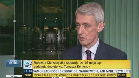 Cała wypowiedź rzecznika Sądu Najwyższego Michała Laskowskiego w sprawie Tomasza Komendy