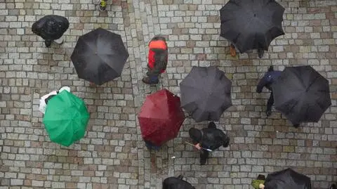 Pogoda na dziś: będzie wędrować strefa z opadami deszczu, lokalnie zagrzmi