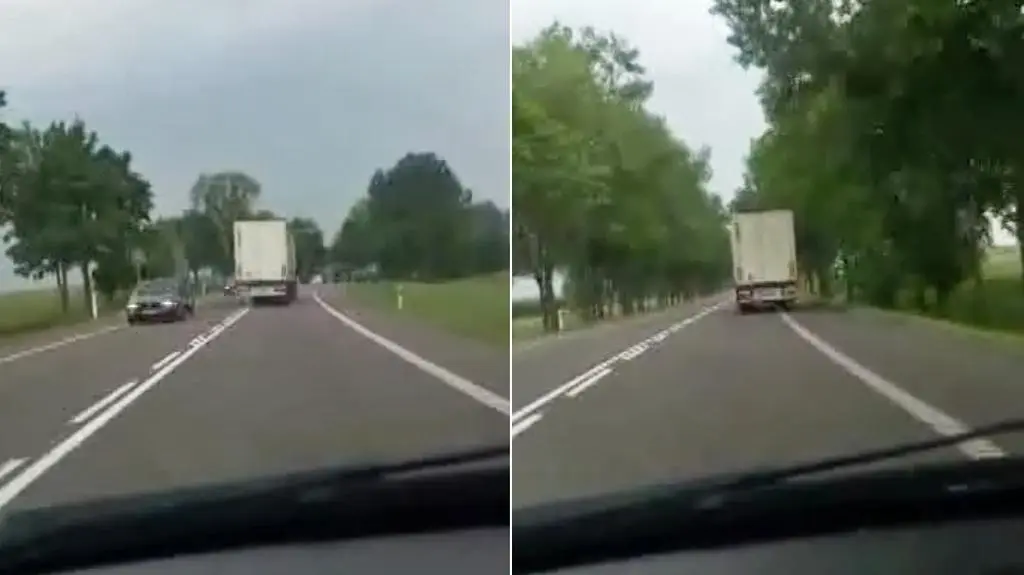 Pijany Łotysz jechał wężykiem