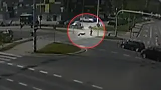 Senior zasłabł na przejściu dla pieszych