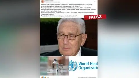 Nie, Rada Eugeniczna WHO nie istnieje, a Henry Kissinger nie mówił o przerzedzaniu stada dzięki szczepieniom