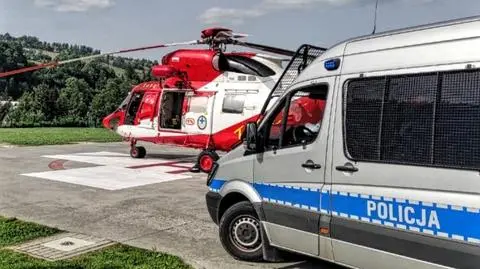 Interwencja policji po rozpyleniu gazu pieprzowego w Tatrach