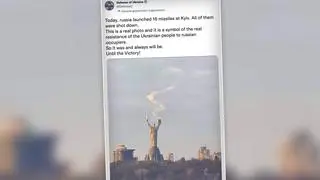 "To jest prawdziwe zdjęcie i symbol rzeczywistego oporu narodu ukraińskiego"