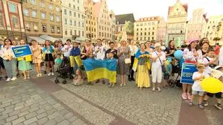 Марш Солідарності та Свободи під час святкування Дня Незалежності України у Вроцлаві