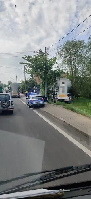 Ciężarówka mogła wjechać w dom
