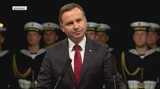 Druga część wystąpienia Andrzeja Dudy na Westerplatte