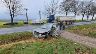 Policja szuka świadków wypadku w miejscowości Liśnik Duży Kolonia, w którym zginął 66-letni kierowca ciężarówki 