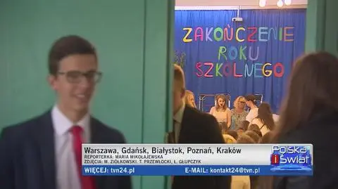 Minister edukacji rozpoczęła wakacje