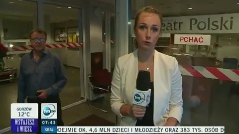 Cezary Morawski rozpoczął pierwszy dzień pracy w Teatrze Polskim