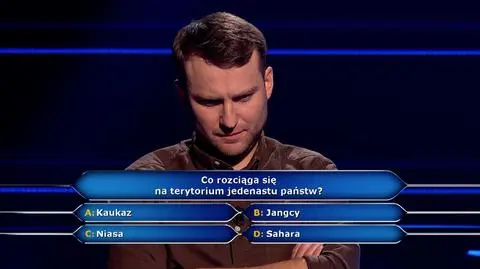 Co rozciąga się na terytorium jedenastu państw? Pytanie z "Milionerów"