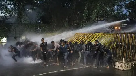 Protesty na Sri Lance