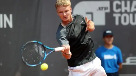 Młody polski tenisista pokonał utytułowanego rywala