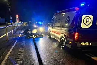 17-latek uciekał na motorze przed policją