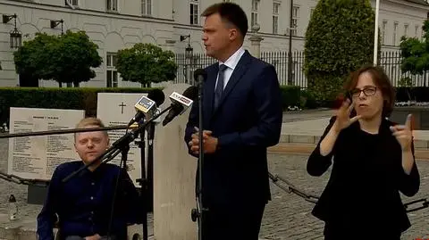 Hołownia o słowach Dudy: porównywanie kogoś do choroby jest czymś, co mi się w głowie nie mieści