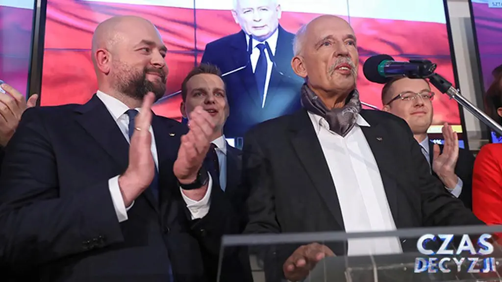 Korwin-Mikke: ostatnio mieliśmy 6,1 (procent) i wyszło 4,5. Wstrzymajmy się jeszcze z radością