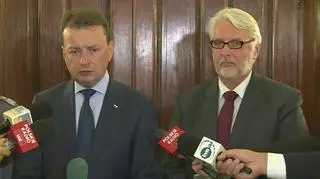 Błaszczak: wyraziłem zdziwienie tym, że napastników wypuszczono za kaucją