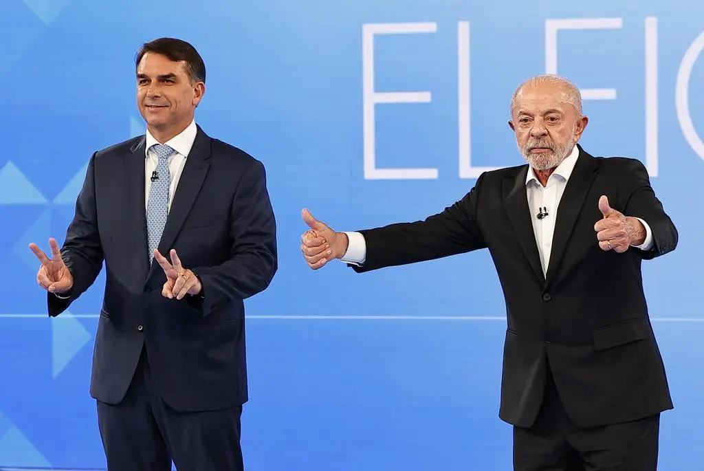 Flavio Bolsonaro i Lula