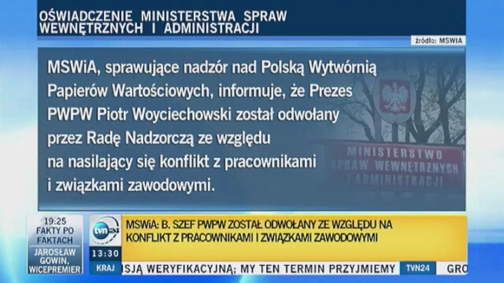 Oświadczenie MSWiA