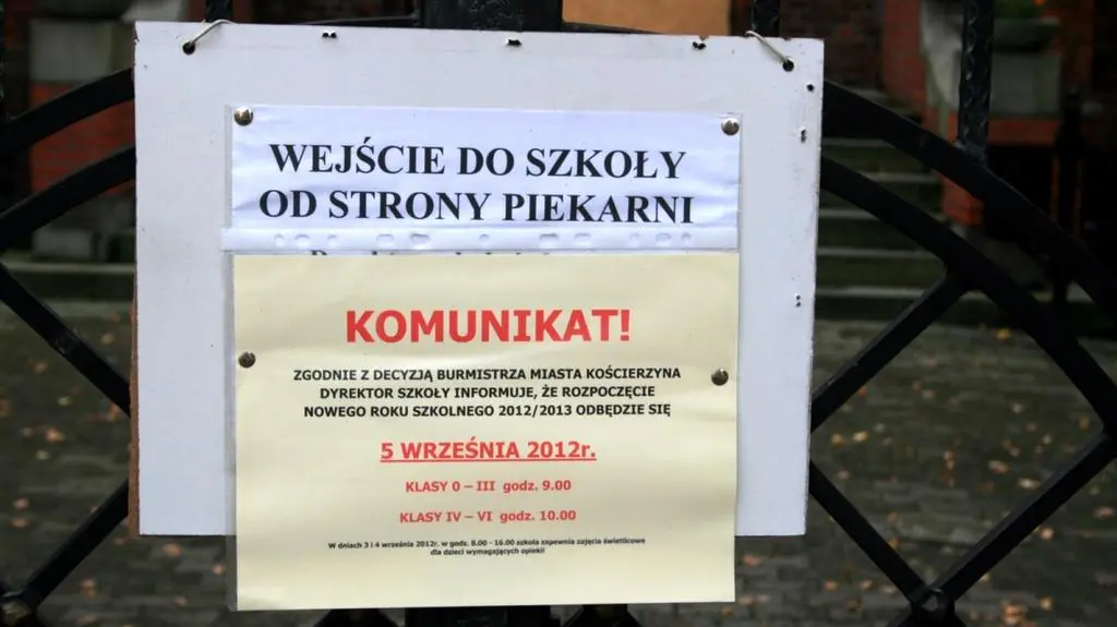 Dzieci pójdą do szkoły 5 września