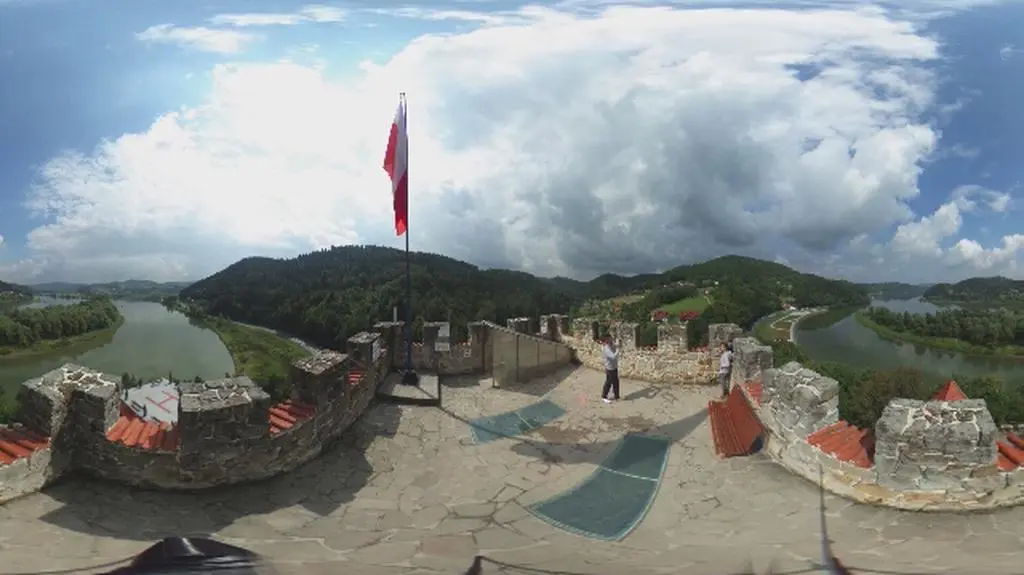 Zamek Tropsztyn - wideo 360 stopni