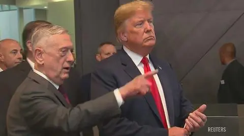 Donald Trump na szczycie NATO w Brukseli