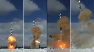 Test nowej rosyjskiej rakiety Sarmat