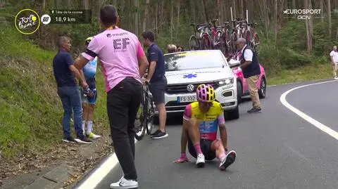 Pech mistrza olimpijskiego. Musiał wycofać się z Tour de France