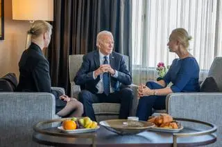 Joe Biden spotkał się z żoną i córką Nawalnego