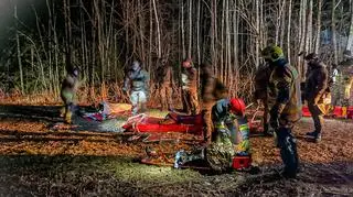 Four migrants from Iraq and Syria got stuck in a swamp