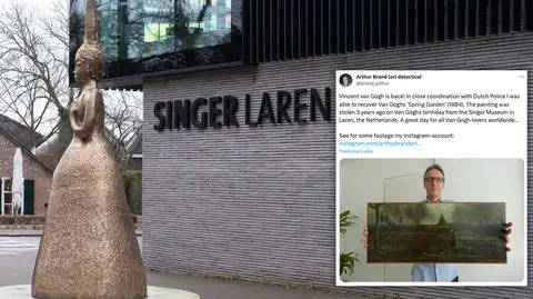 Odzyskano skradziony obraz Vincenta van Gogha