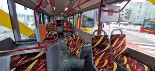 Zderzenie tramwaju z autobusem w Zgierzu