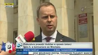 Po śmierci w komisariacie wojewoda dolnośląski zdecydował o uruchomieniu specjalnej infolinii