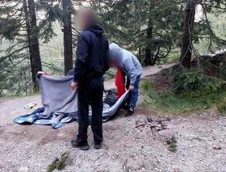 Mężczyźni zostali ukarani za noc spędzoną w Tatrach pod gołym niebem