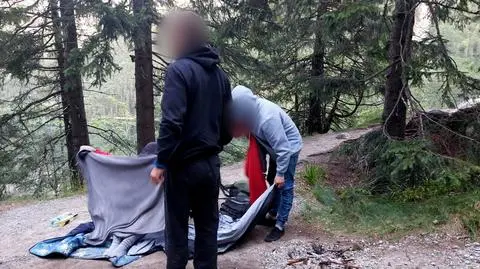 Mężczyźni zostali ukarani za noc spędzoną w Tatrach pod gołym niebem