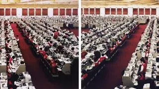 Andreas Gursky "Hong Kong Stock Exchange (Diptych)", 1994