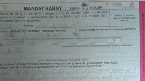 Dostał wysoki mandat