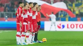 Polish team ahead of the play-off game against Sweden